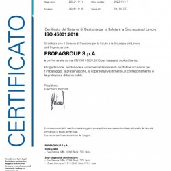 Certificazione UNI EN ISO 45001:2018